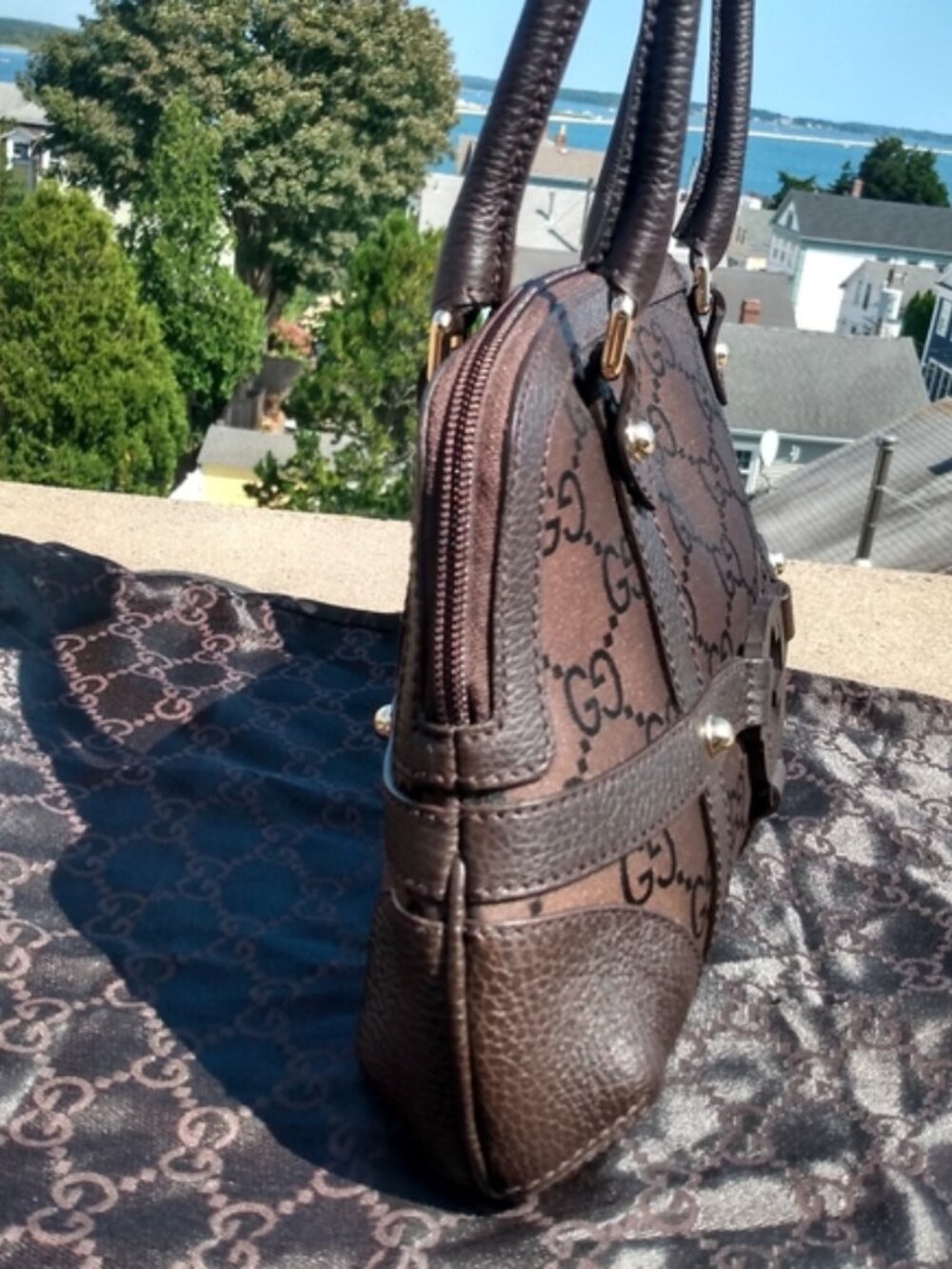 Gucci Interlocking GG Monogram Royal Reins Bag - Picture 10 of 16
